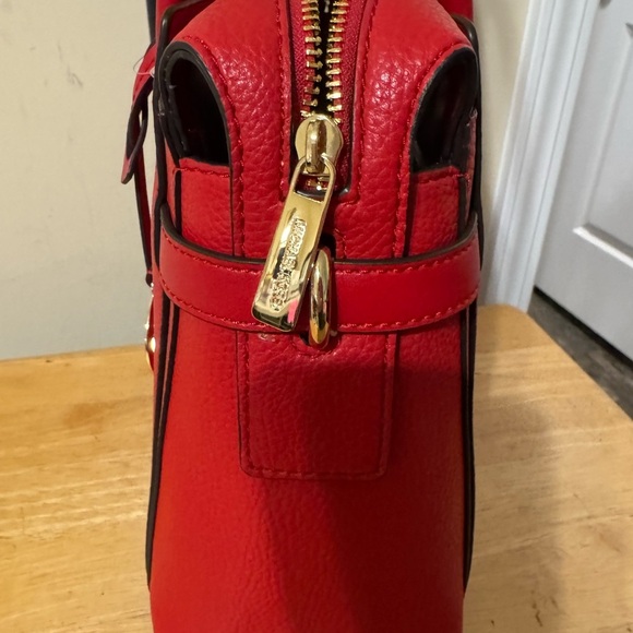 Michael Kors Red Leather Handbag - Picture 3 of 11